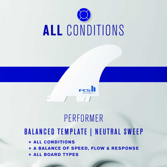 FCS II Performer PC Tri Set - White