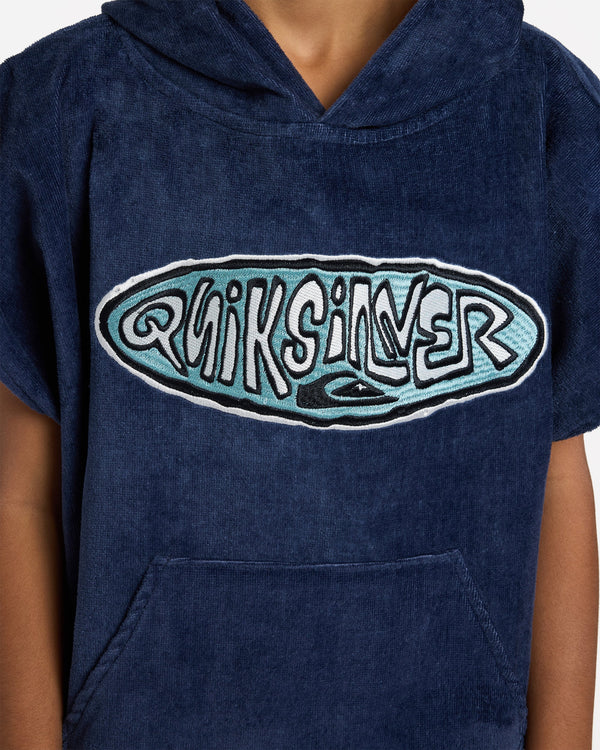 Quiksilver Waxheads Hooded Towel Youth - Mood Indigo