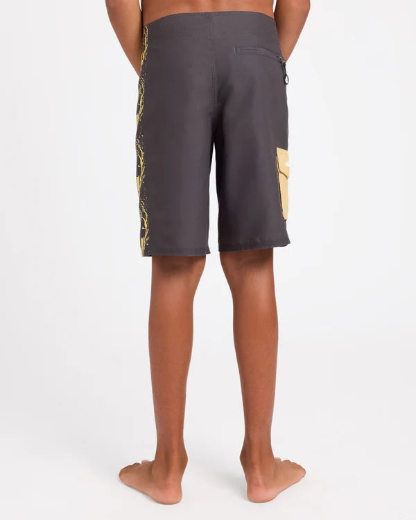 Quiksilver Wax Head Youth 17 Boardshort - Dark Shadow
