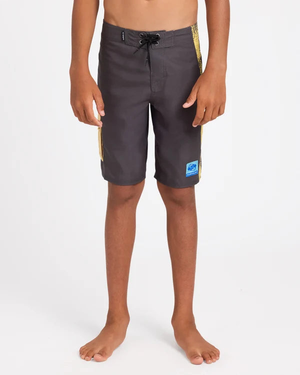 Quiksilver Wax Head Youth 17 Boardshort - Dark Shadow