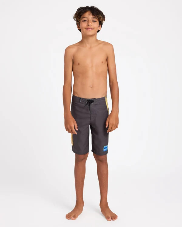 Quiksilver Wax Head Youth 17 Boardshort - Dark Shadow