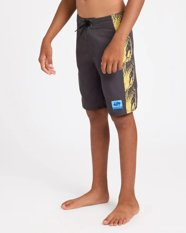 Quiksilver Wax Head Youth 17 Boardshort - Dark Shadow