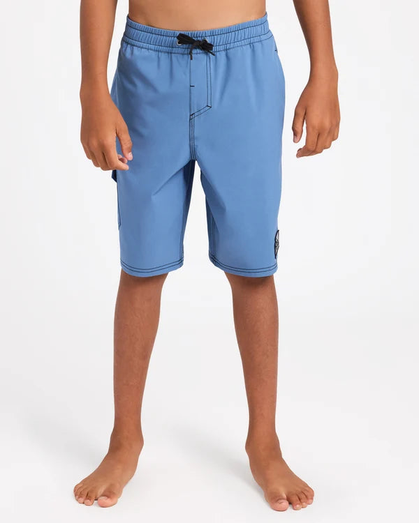 Quiksilver Exhibit 18" Youth Volley - Blue Horizon