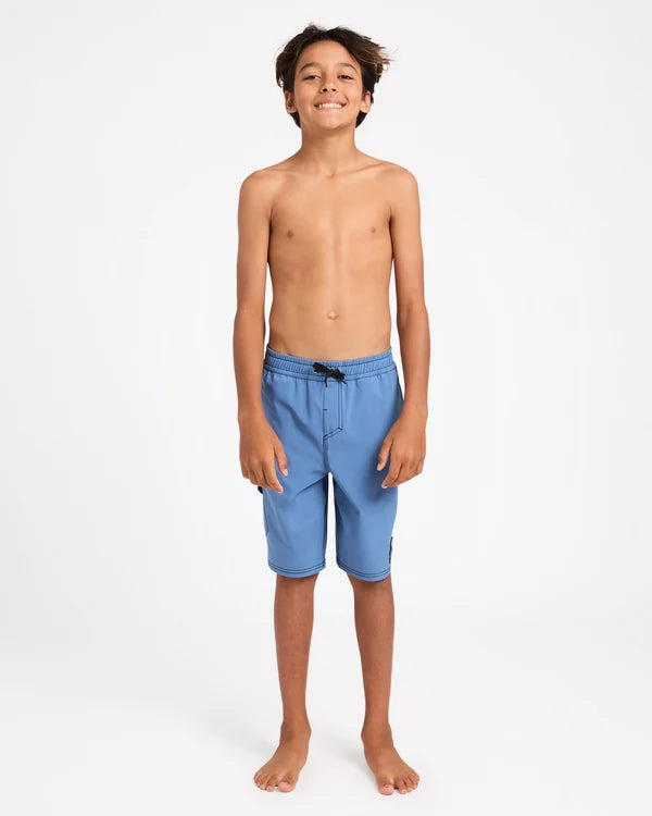 Quiksilver Exhibit 18" Youth Volley - Blue Horizon