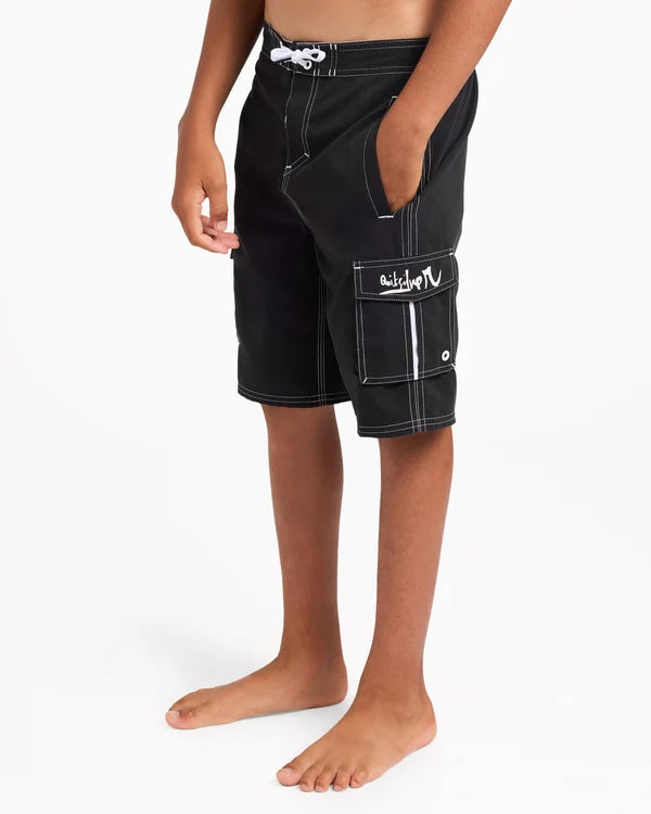Quiksilver Karva Half Jam 18 Youth Volley - Black