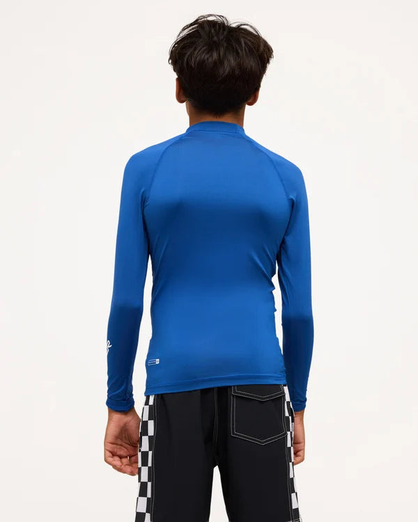 Quiksilver All Time LS Youth ID - Monaco Blue