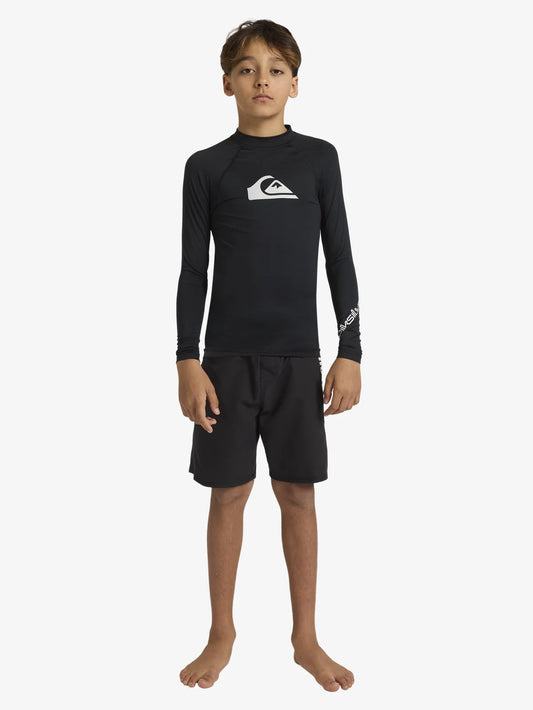 Quiksilver All Time LS Youth ID - Black