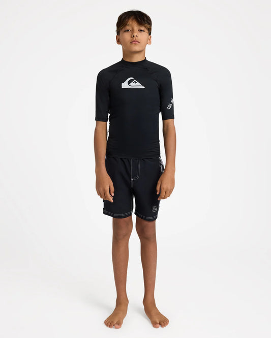 Quiksilver All Time SS Youth ID - Black