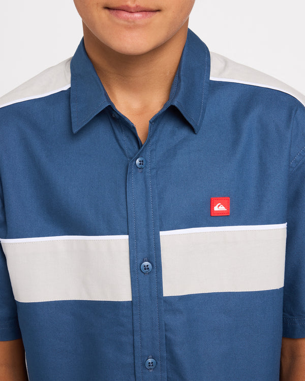 Quiksilver Genetic Yth SS Shirt - Dark Denim