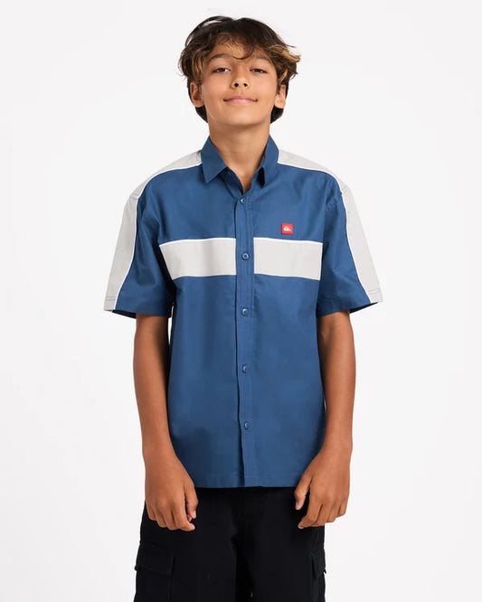 Quiksilver Genetic Yth SS Shirt - Dark Denim