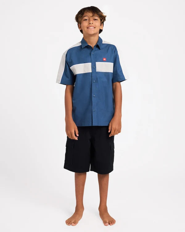 Quiksilver Genetic Yth SS Shirt - Dark Denim