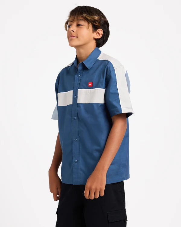 Quiksilver Genetic Yth SS Shirt - Dark Denim