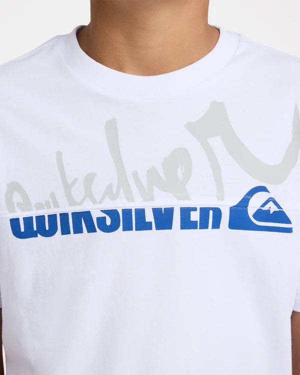 Quiksilver YG Spliced Youth SS Tee - White