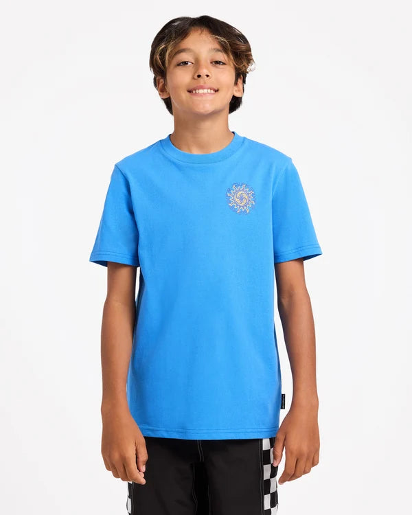 Quiksilver Cookin SS Youth Tee - Palace Blue