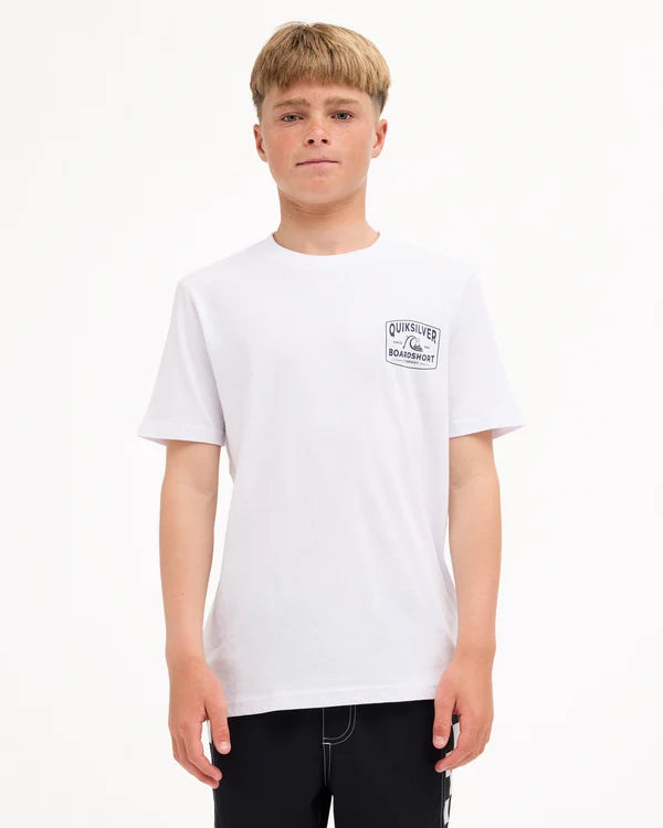 Quiksilver Grunge SS Youth Tee - White