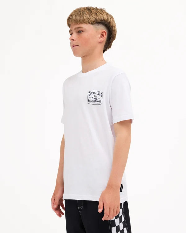 Quiksilver Grunge SS Youth Tee - White