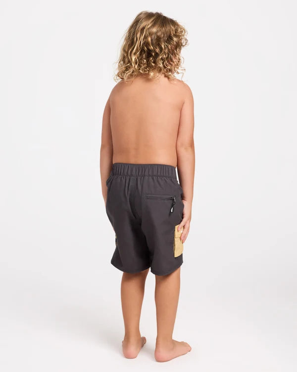 Quiksilver Wax Heads 13 Boy Boardshort - Dark Shadow