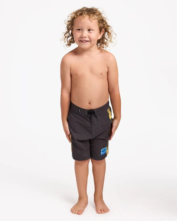Quiksilver Wax Heads 13 Boy Boardshort - Dark Shadow