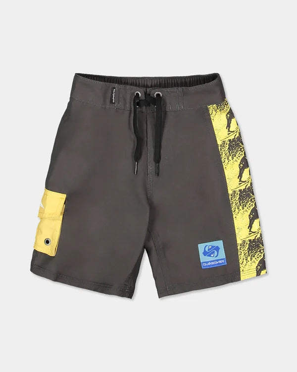 Quiksilver Wax Heads 13 Boy Boardshort - Dark Shadow