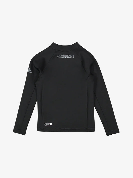 Quiksilver Everyday Heater LS Boy Rashie - Black - Star Surf + Skate
