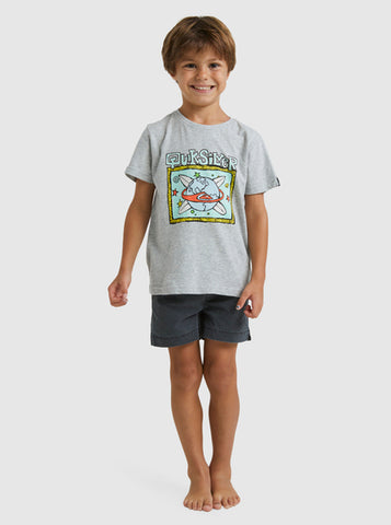 Quiksilver Surf The Earth SS Tee - Athletic Heather - Star Surf + Skate