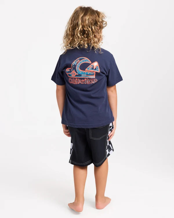 Quiksilver Blow Tale SS Tee - Mood Indigo