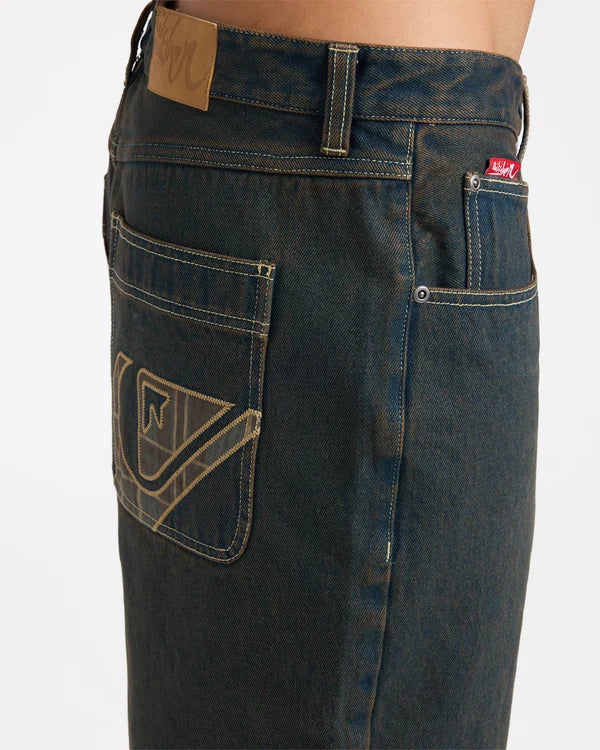 Quiksilver Shifter Denim Short 23" - Medium Blue