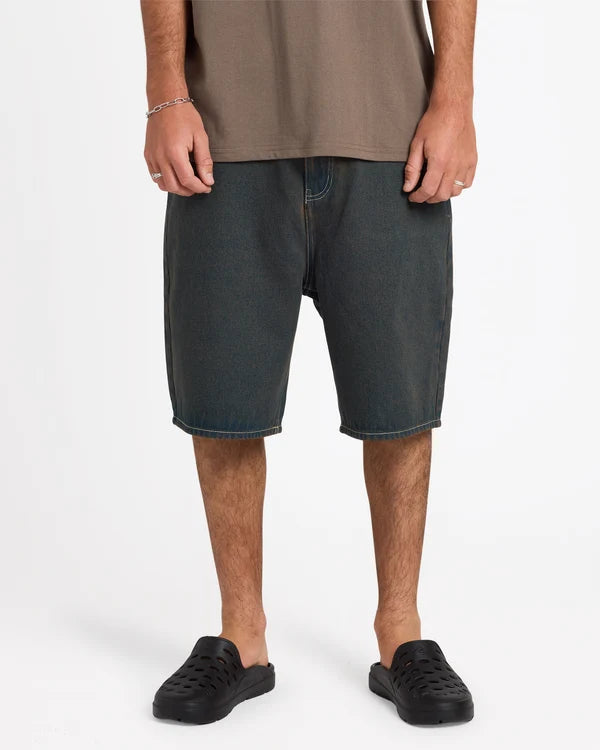 Quiksilver Shifter Denim Short 23" - Medium Blue