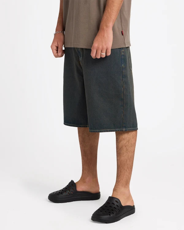Quiksilver Shifter Denim Short 23" - Medium Blue