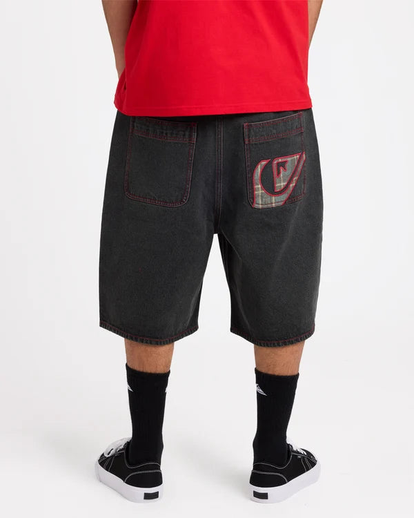 Quiksilver Shifter Denim Short 23" - Black Black Dirty