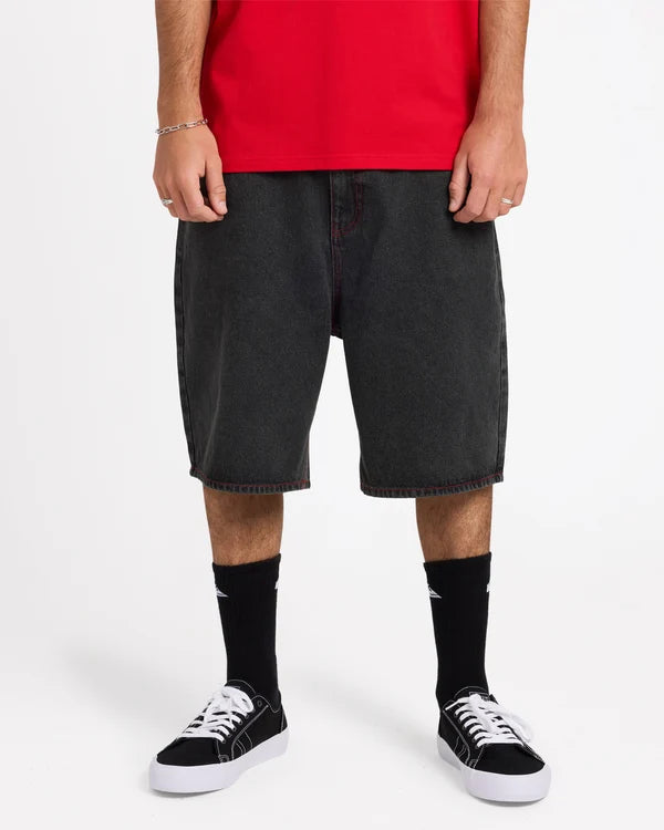 Quiksilver Shifter Denim Short 23" - Black Black Dirty
