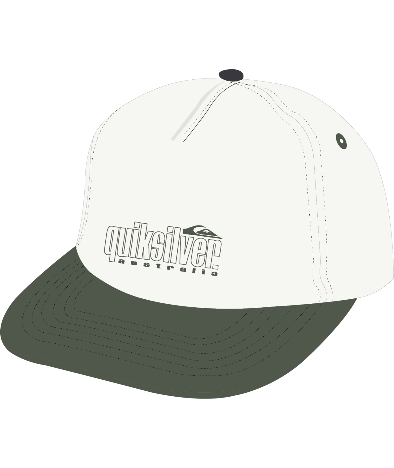 Quiksilver Quik Core Cap - White - Star Surf + Skate