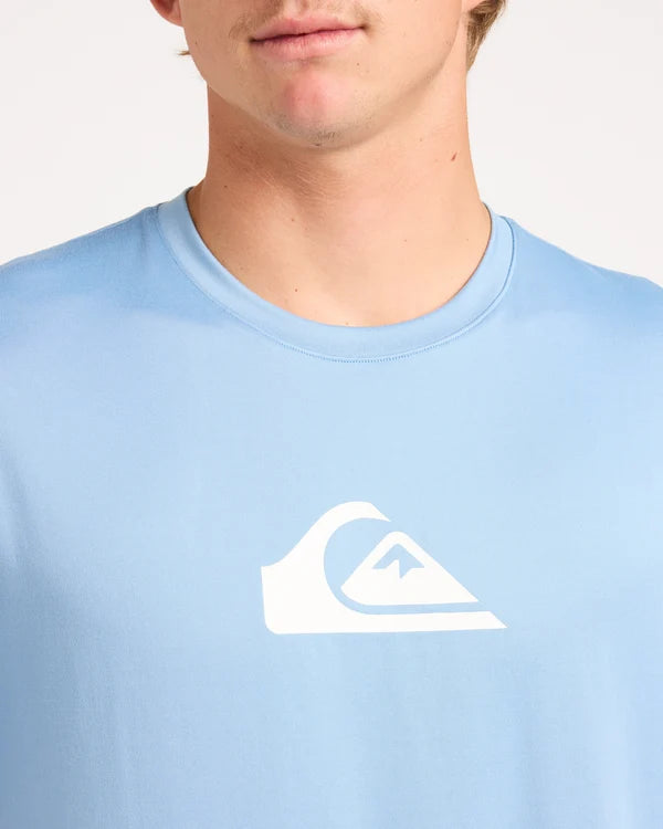Quiksilver Solid Streak Tee SS ID - Faded Denim