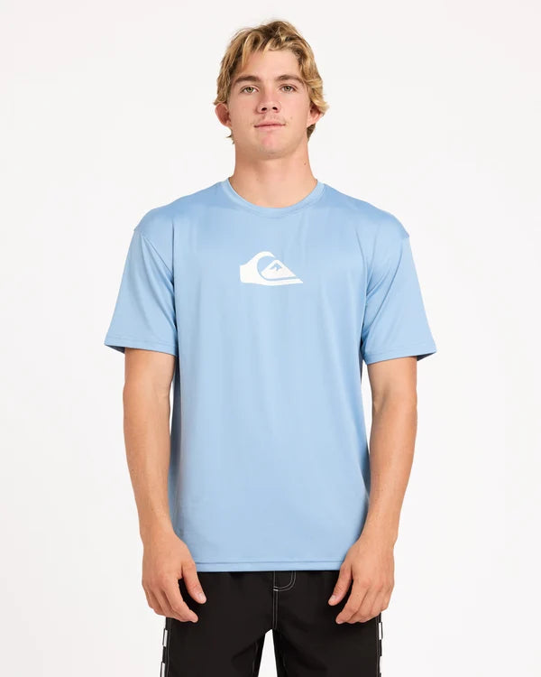 Quiksilver Solid Streak Tee SS ID - Faded Denim