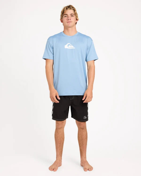 Quiksilver Solid Streak Tee SS ID - Faded Denim