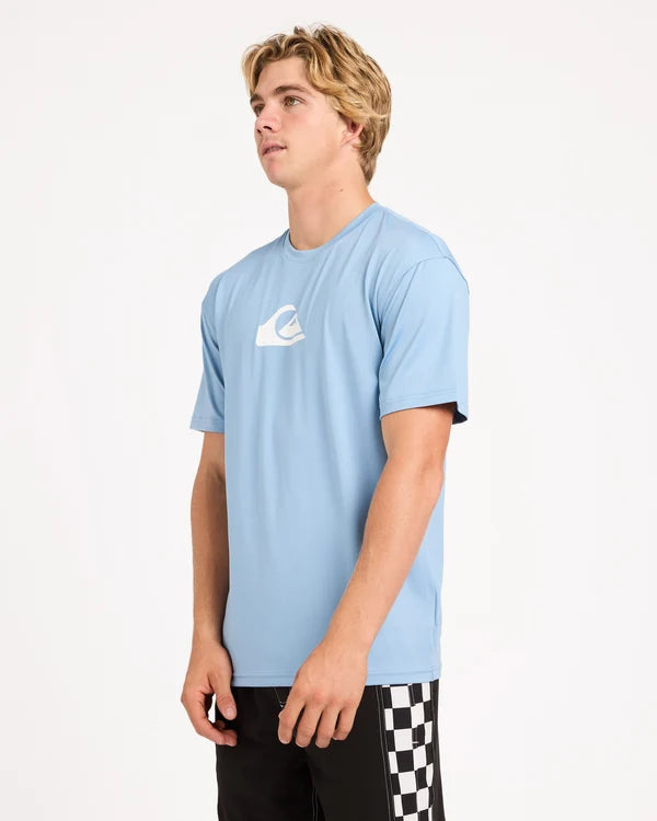Quiksilver Solid Streak Tee SS ID - Faded Denim
