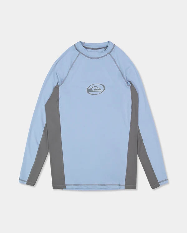 Quiksilver Core Surf LS Rashie - Faded Denim