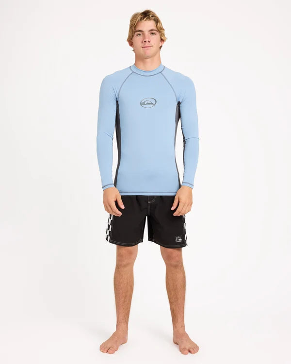 Quiksilver Core Surf LS Rashie - Faded Denim