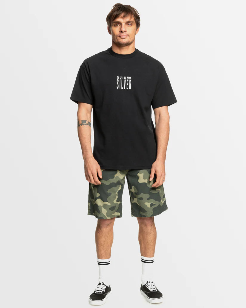 Quiksilver High Rise SS Tee - Black - Star Surf + Skate