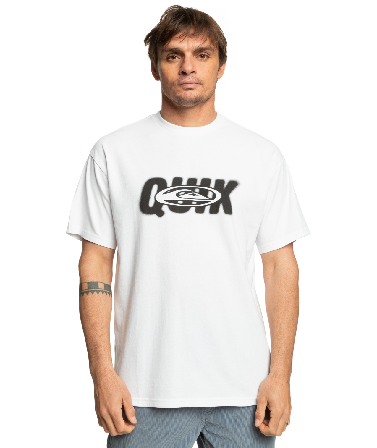 Quiksilver Quik Fade SS Tee - White - Star Surf + Skate
