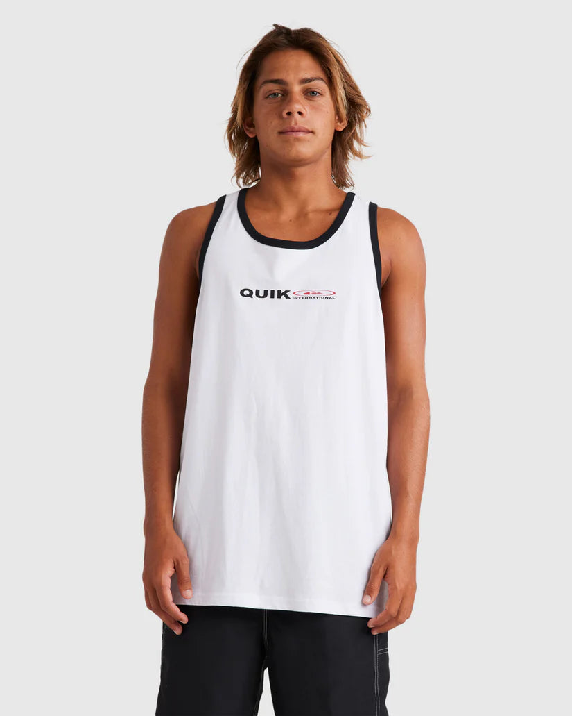 Quiksilver International Tank - White - Star Surf + Skate