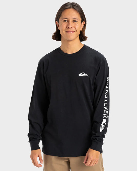 Quiksilver Big Clicker LS Tee - Black - Star Surf + Skate