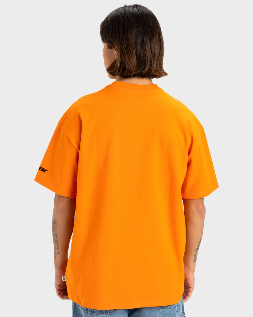 Quiksilver Stencil SS Tee - Orange Pepper - Star Surf + Skate