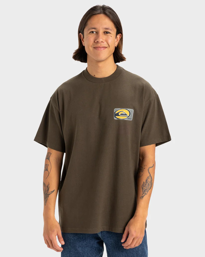 Quiksilver Strategy SS Tee - Turkish Coffee - Star Surf + Skate