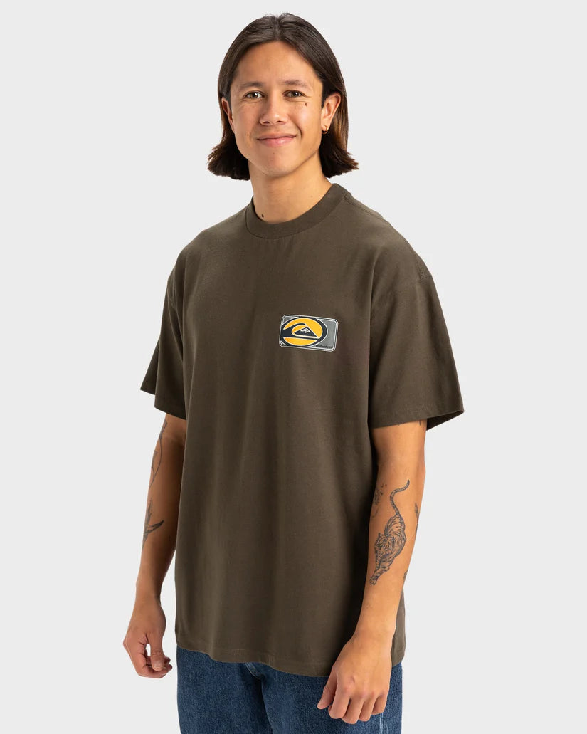 Quiksilver Strategy SS Tee - Turkish Coffee - Star Surf + Skate