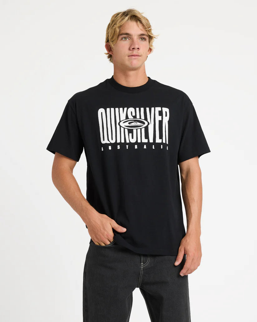 Quiksilver Aus Stack SS Tee - Black