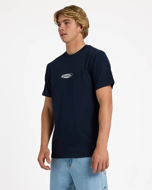 Quiksilver Disk SS Tee - Dark Navy