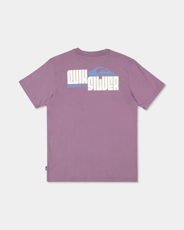 Quiksilver Collide SS Tee - Black Plum
