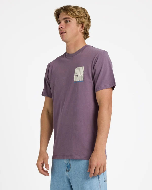 Quiksilver Collide SS Tee - Black Plum
