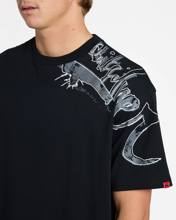 Quiksilver Young Guns Scrawled SS Tee - Black